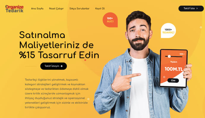 Organize Tedarik Arayüzü